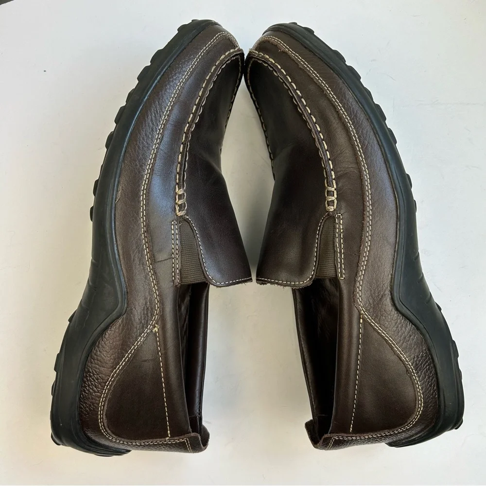 Cole Haan Tucker Venetian Slip On French Roast Leather Loafer Office Preppy